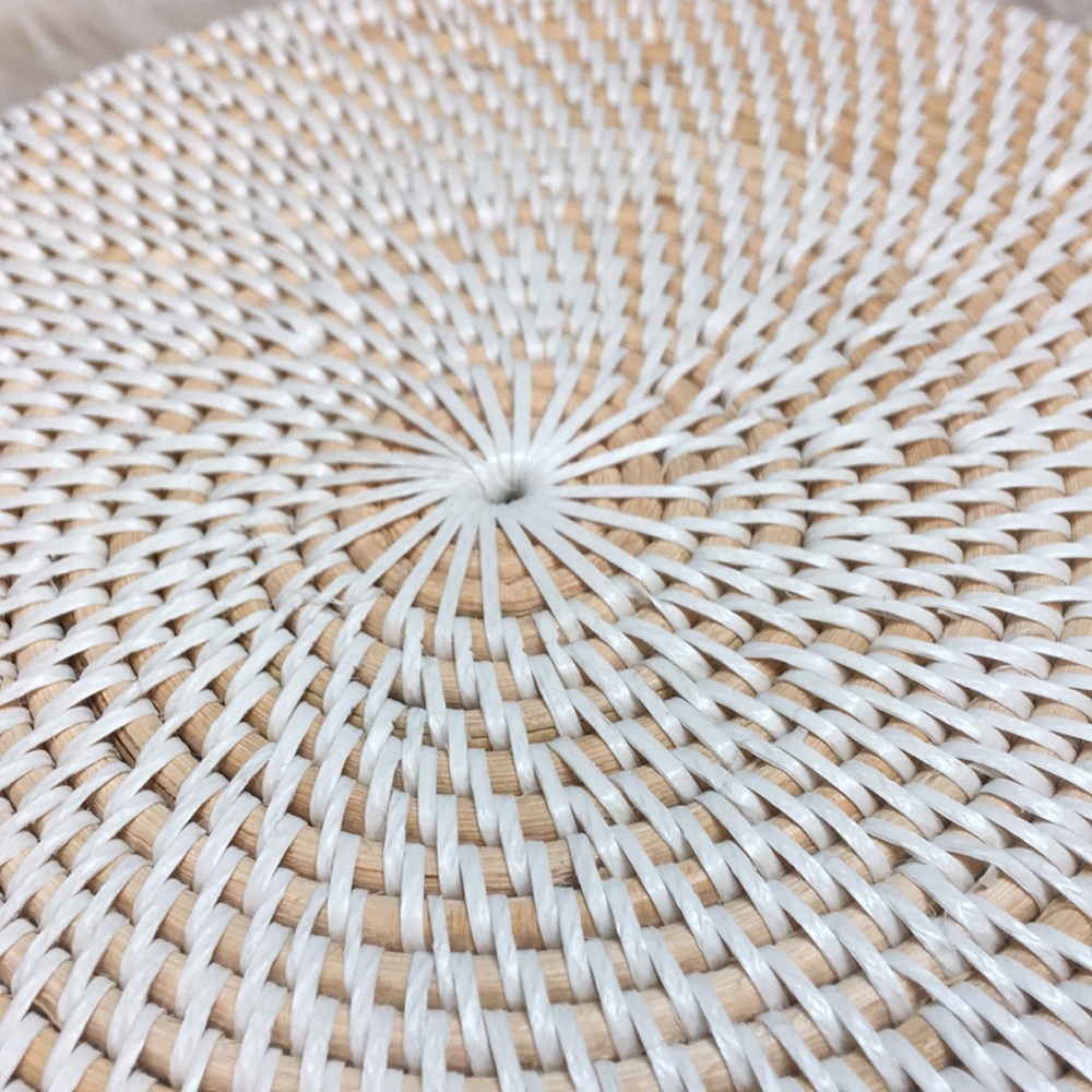 Nantucket Style Large Crossbody Woven Rattan Bag - Picture 13 of 16